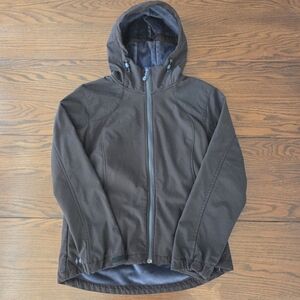 Black Diamond Double Diamond Soft Shell Jacket Fleece Lined Black Wmn's Med EUC